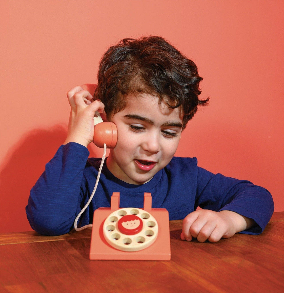 Wooden Toy Telephone