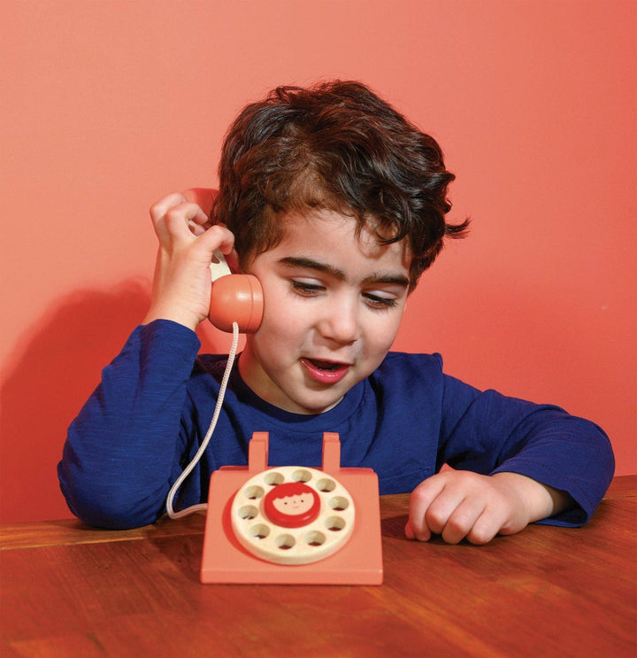 Wooden Toy Telephone