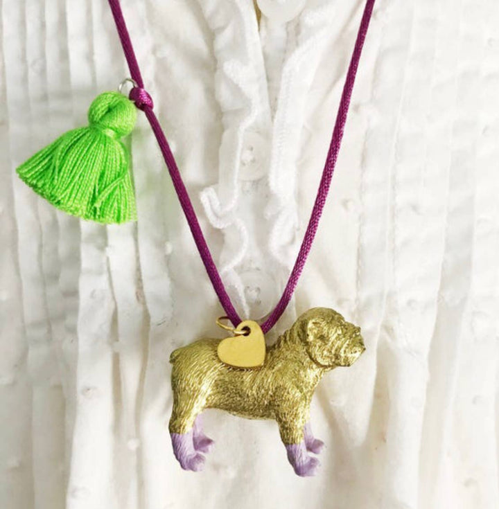 Dog Tassel Necklace