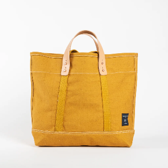 Mustard seed canvas tote