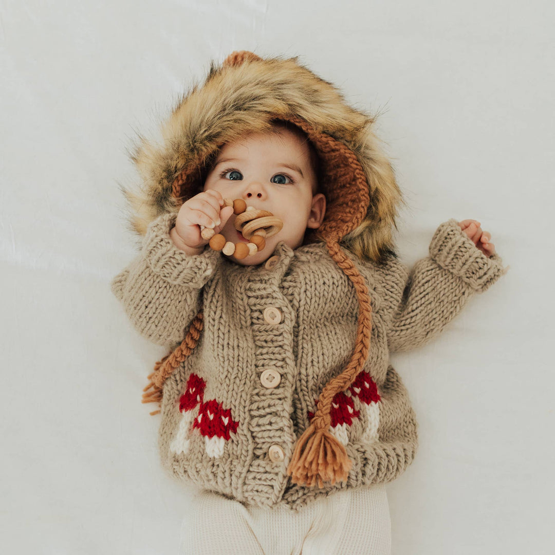 Mushroom Pebble Cardigan Sweater Baby &amp; Toddler