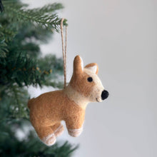 Load image into Gallery viewer, Felt Corgi Dog Ornament with Big BUTT GN24