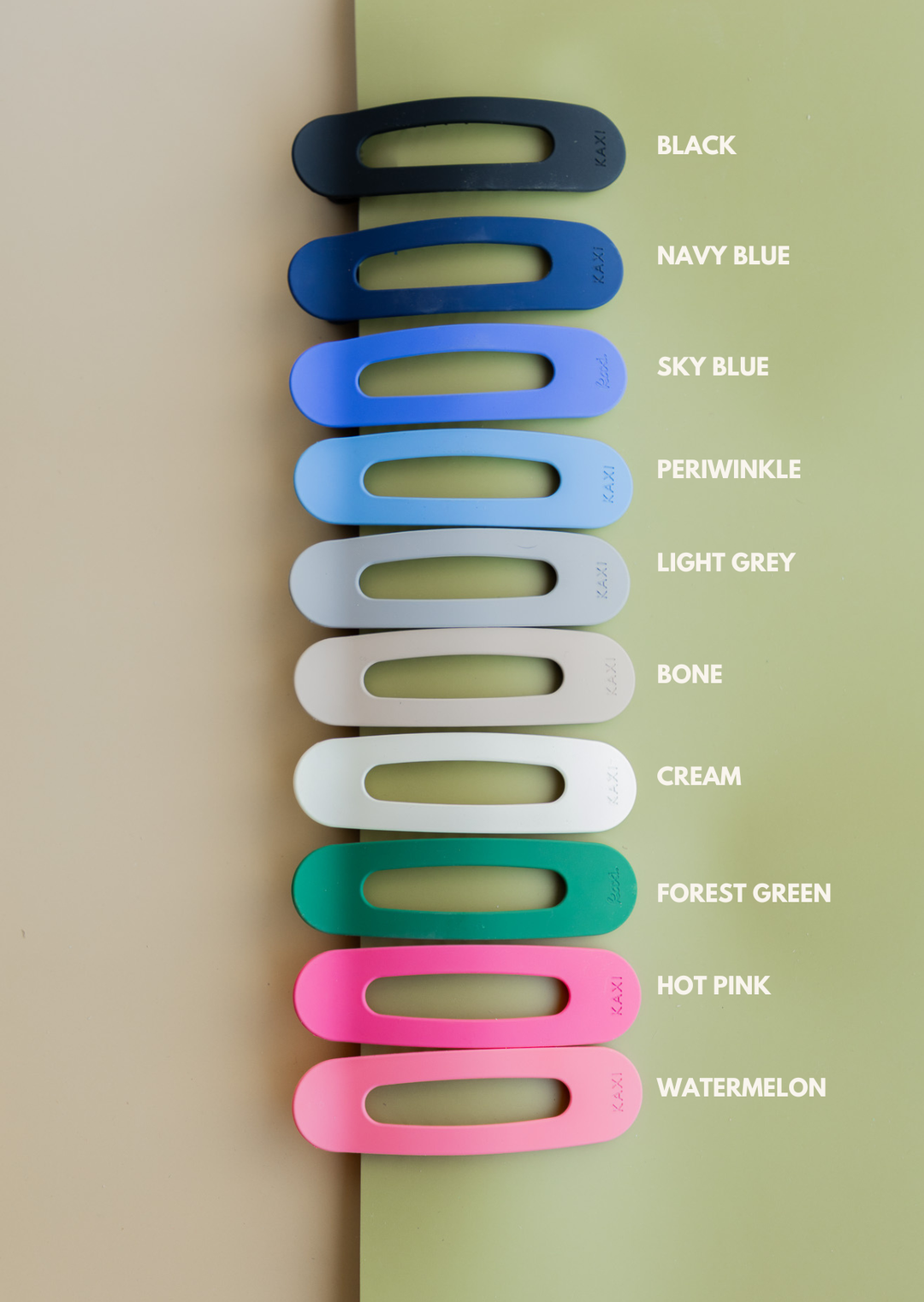 OVERSIZED LAY DOWN CLAWS ( 33 COLORS ) KX33