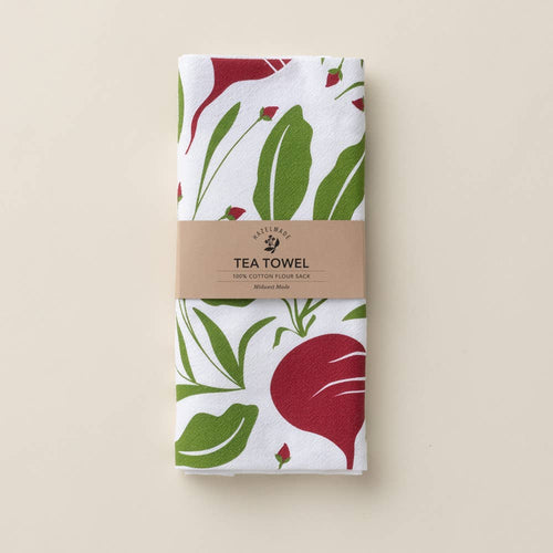 Beets Tea Towel / Kitchen Decor / USA Made HM102f