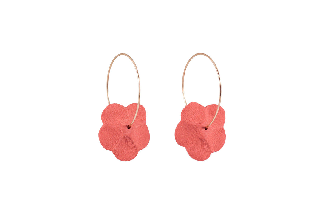 Flower Hoops J239