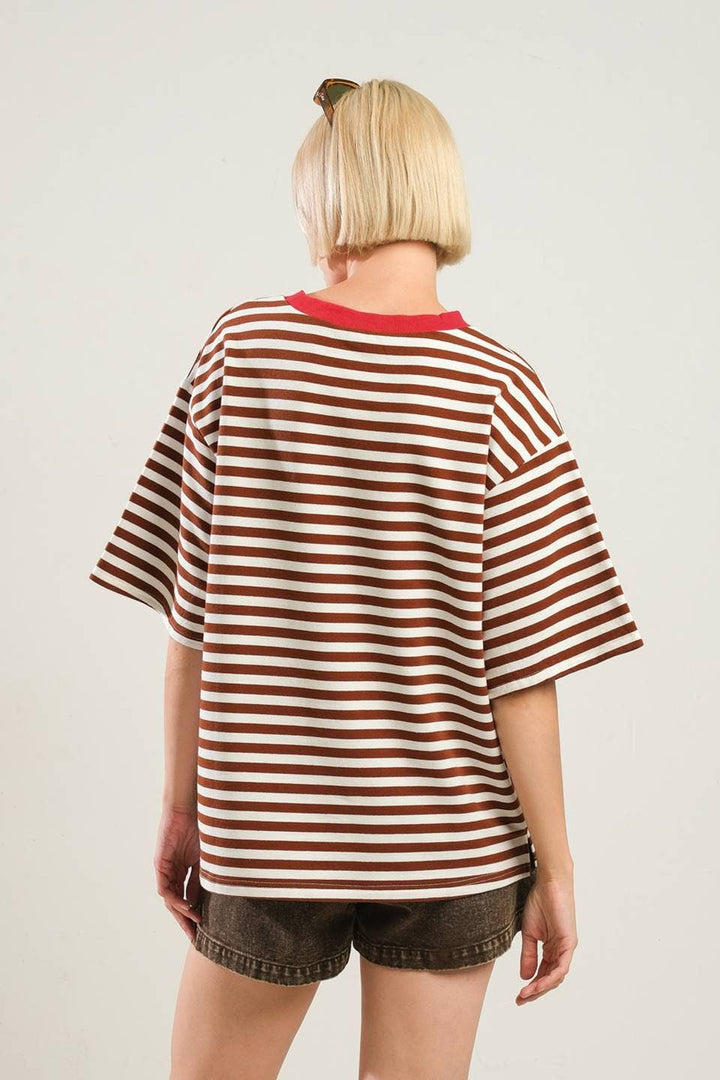 A striped knit top - FT1255