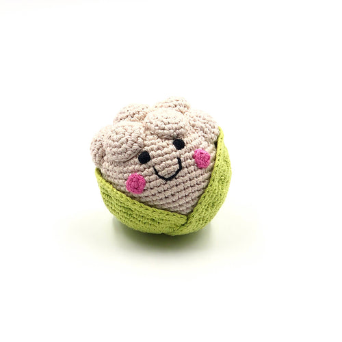 Friendly Plush Cauliflower Rattle