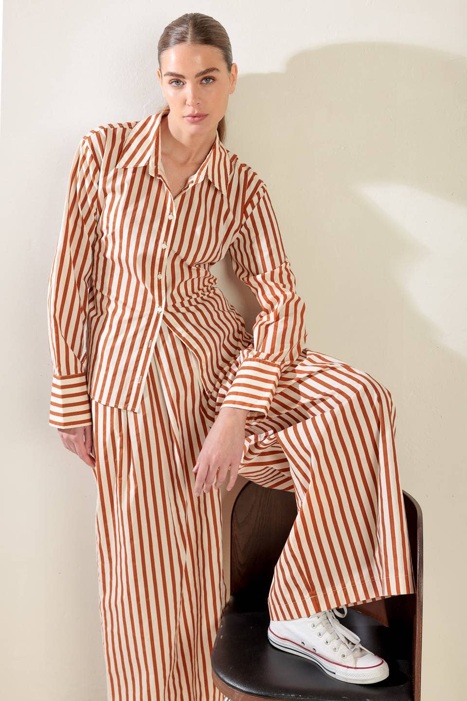 A striped woven pant - FP1437