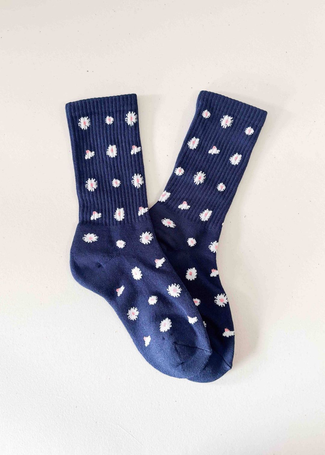 Daisy Dot Crew Socks