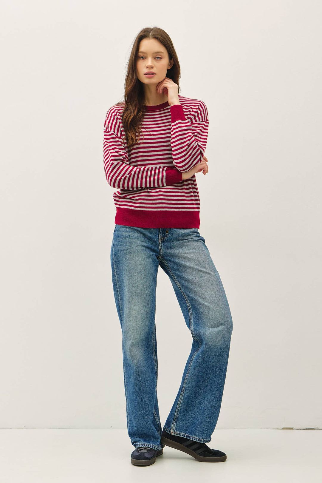 WOOL BLENDED SWEATER