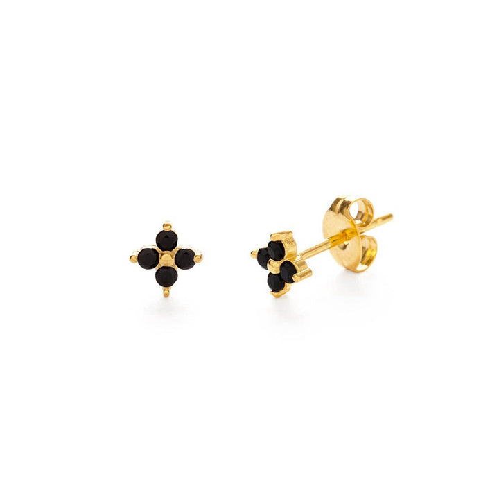Crystal Flower Stud Earrings 25FL