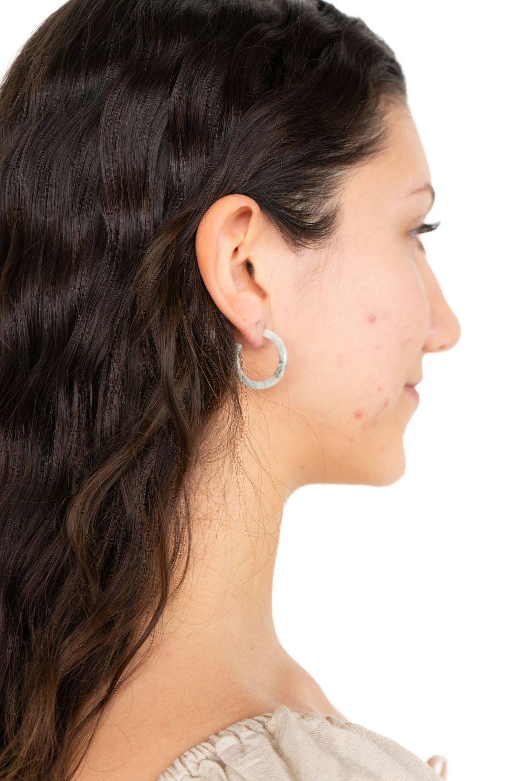 Cam Mini Hoops - Sage // Jewelry, Earrings, Fall SS89