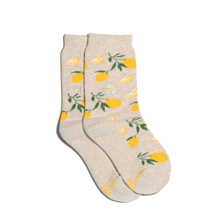 Kids Socks that Plant Trees | Lemons - Organic Cotton Socks