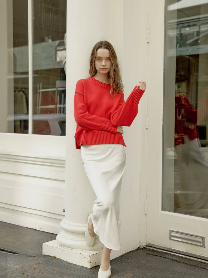 The Asher Sweater | Oversized Cropped Sweater TM24