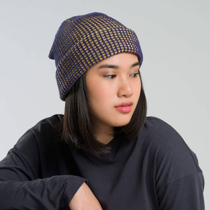 Simple Grid Knit Beanie VR826