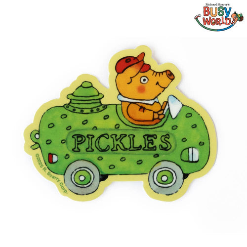 3P4 x Richard Scarry® - Pickle Car Sticker