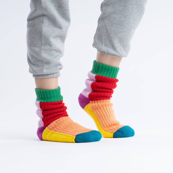 Kaleidoscope Knit House Socks VR534