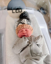 Load image into Gallery viewer, Forest Knit Beanie Hat Loden Baby &amp; Kids