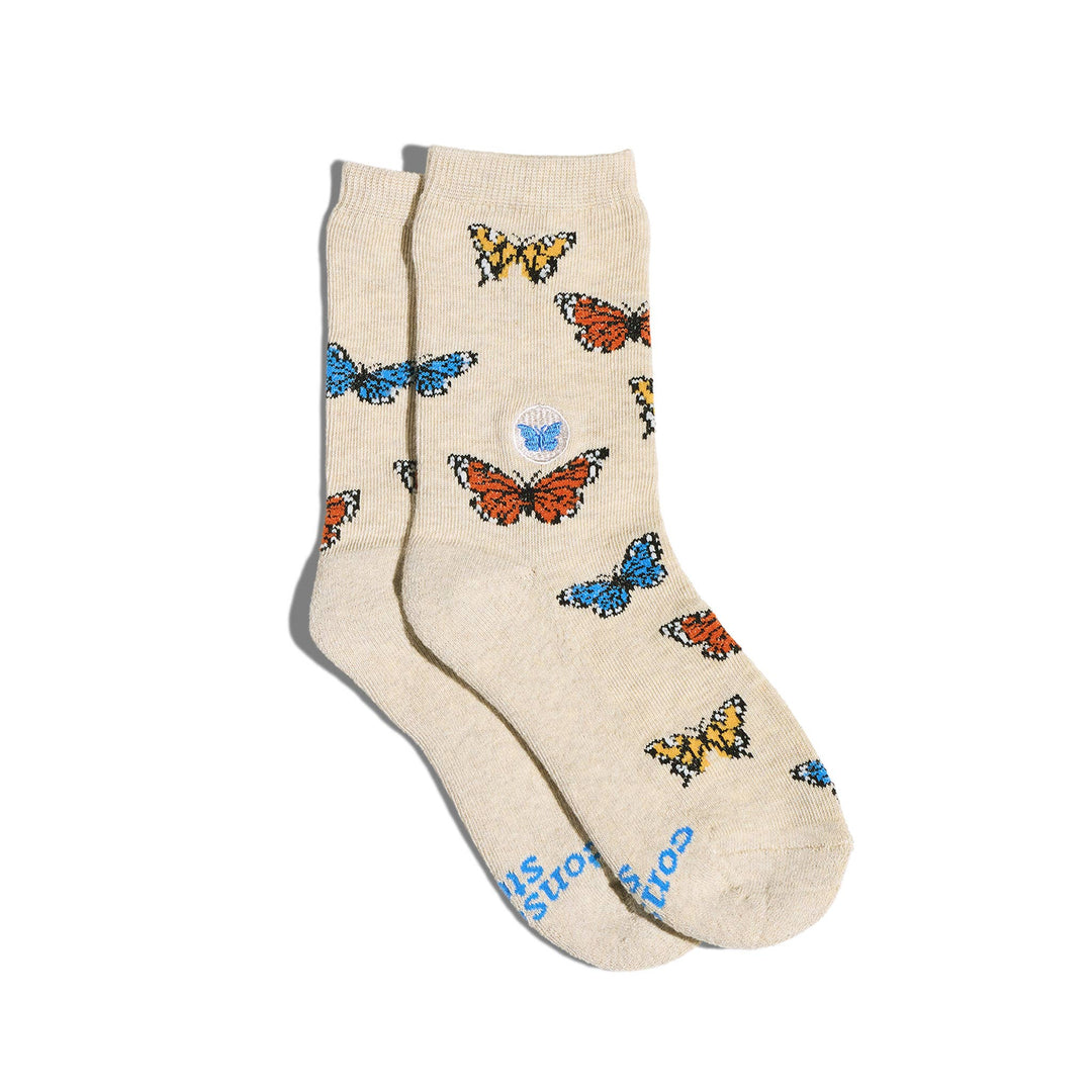 Kids Socks that Protect Butterflies | Organic Cotton Socks