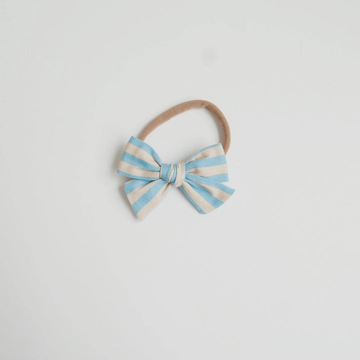Cotton Candy Stripe - Baby Mess Bow