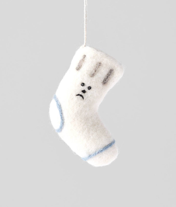 Socks Hanging Felt Ornament