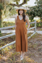 Load image into Gallery viewer, Lakeside Wide Leg Jumpsuit - Saddle Brown