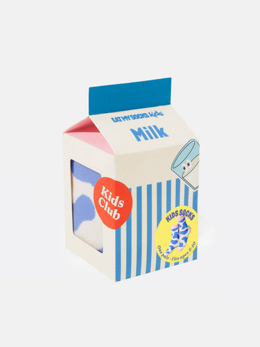 Milk 3D Socks, Kids