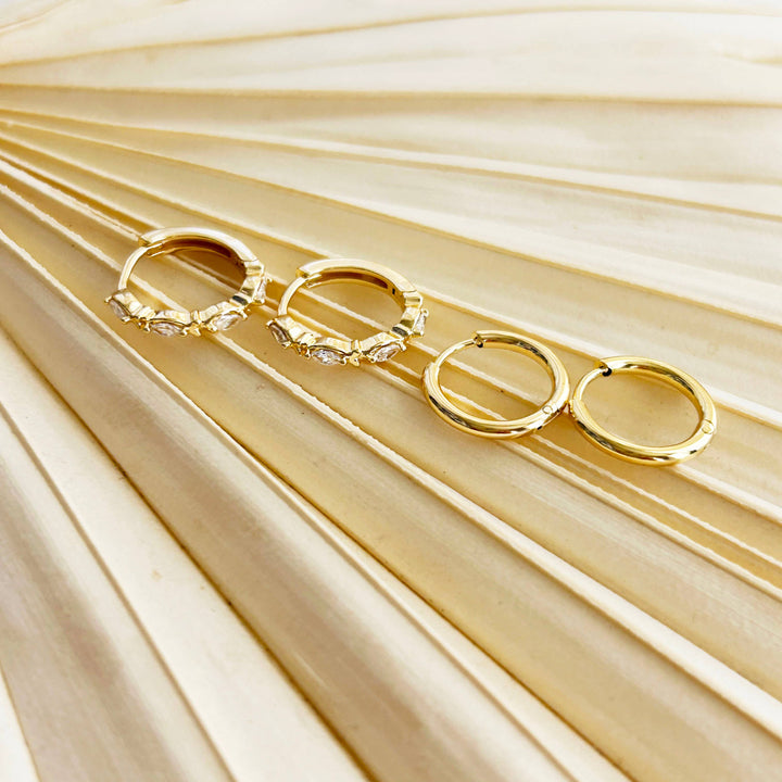 Marquise Hoop Stacking Set 