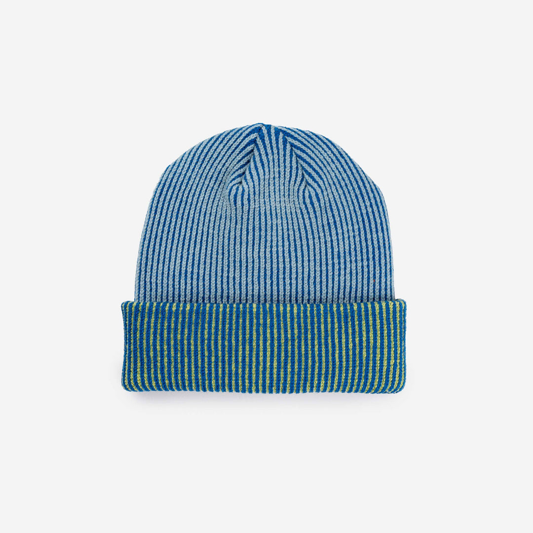 Pinstripe Plush Beanie