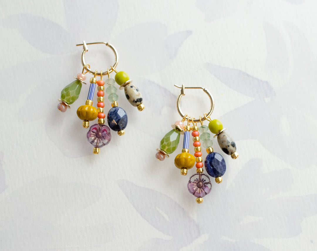 Charm Dangle Earrings - Quinn JM512