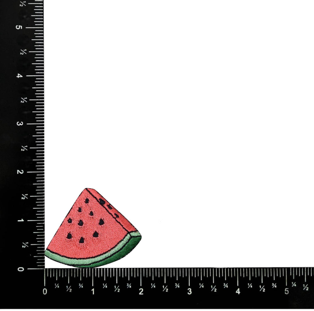 Watermelon Slice - Pink - Fruit - Iron on Patch IR