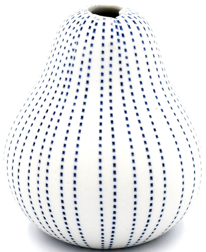 1398W26 Handcrafted Porcelain Bud Vase