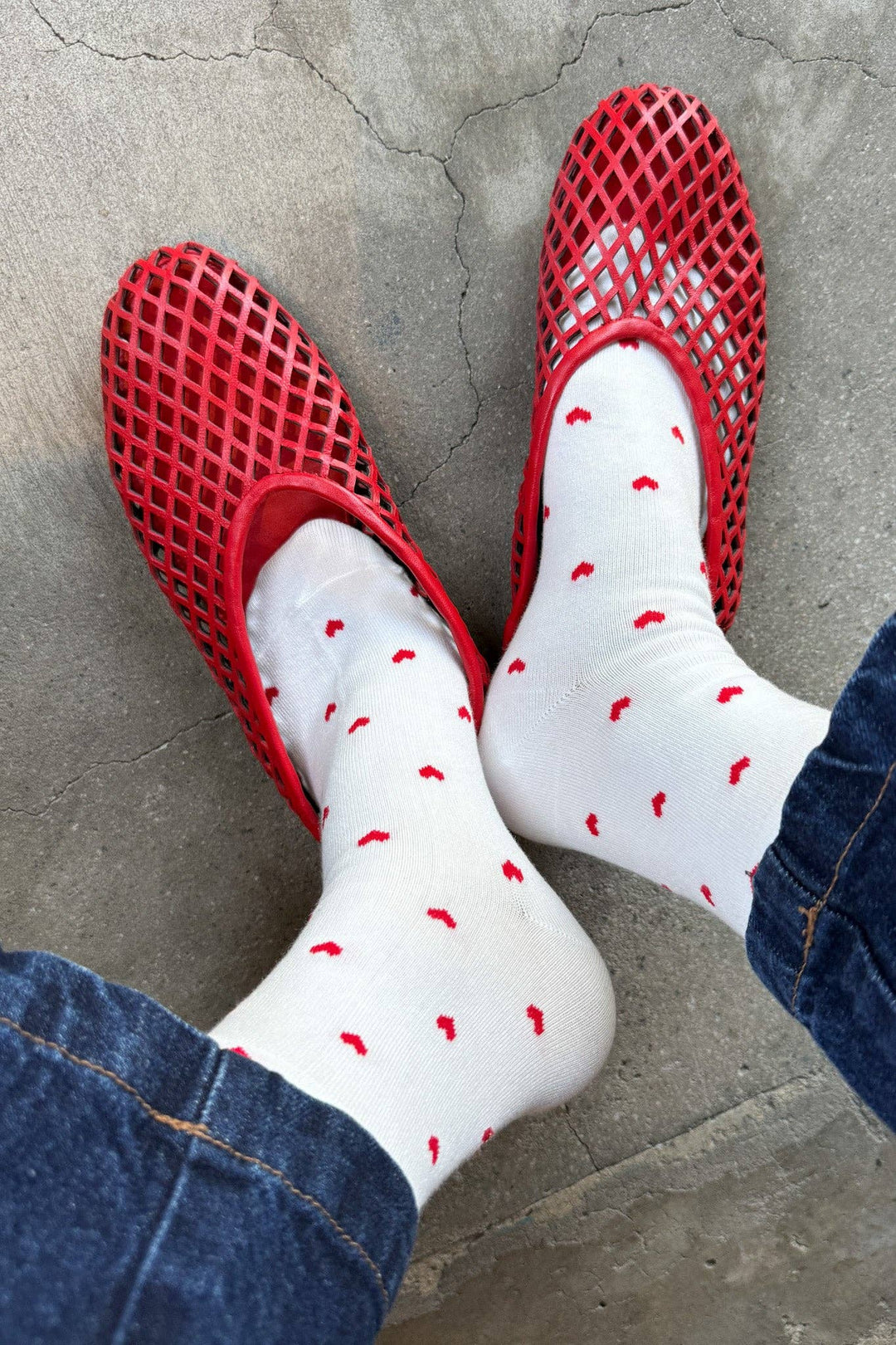 Patterned Sneaker Socks