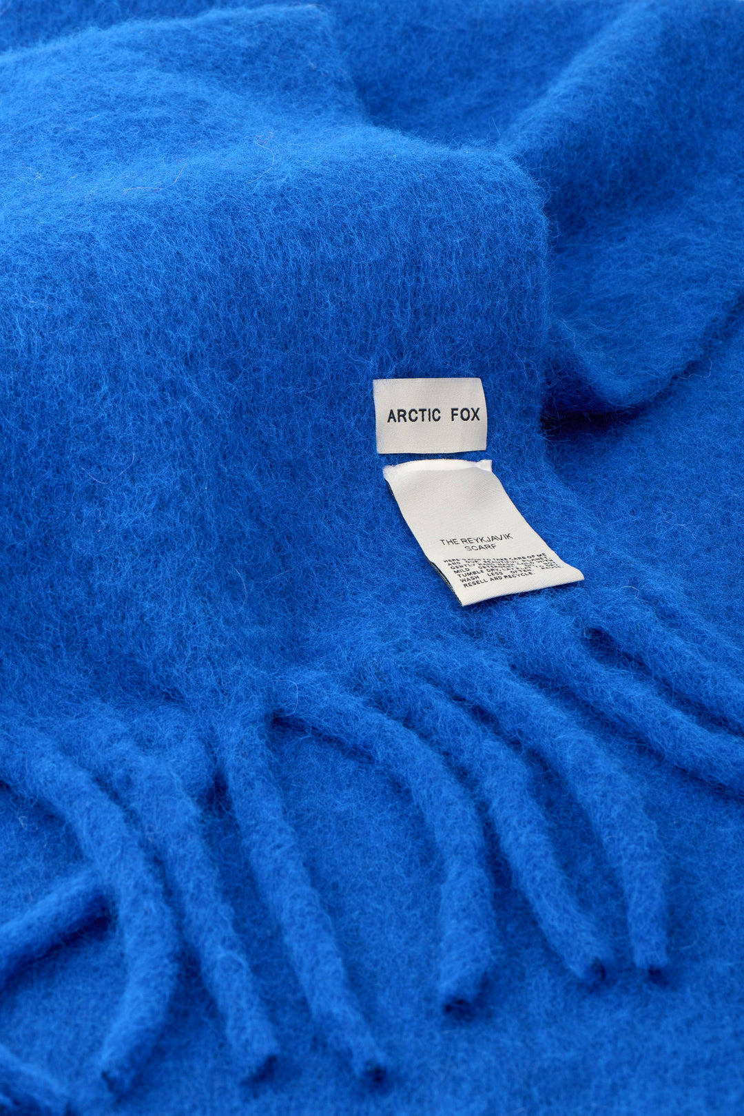 The Reykjavik Scarf with RWS Wool - Electric Blue - FW26