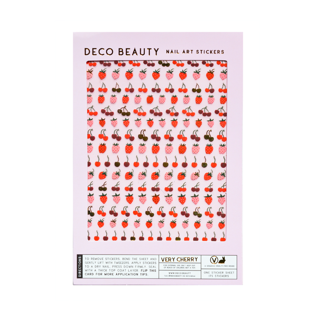 Nail Art Stickers - VERY CHERRY