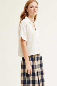 41585GZ - COTTON GAUZE SHORT SLEEVE SHIRT