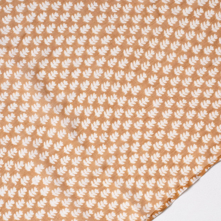 Tula Pumpkin Block Printed Scarf GMS22