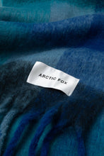 Load image into Gallery viewer, The Reykjavik Scarf - 100% Recycled - Blue Check