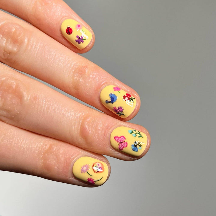 Nail Art Stickers - TEENY FLOWERS