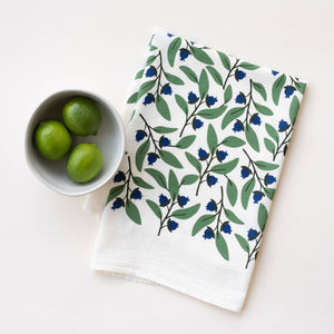 Blueberries Tea Towel / Kitchen Decor / Midwest Made HM105