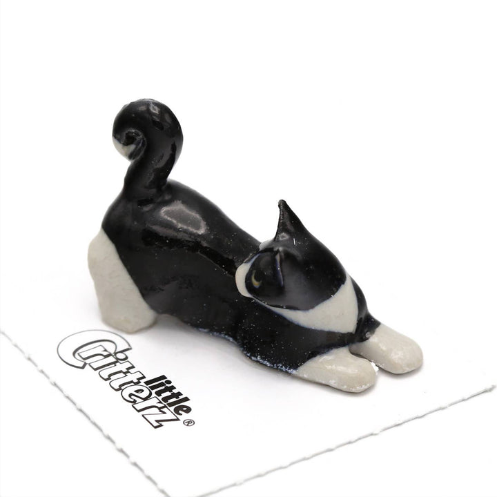Chessie Tuxedo Kitten Porcelain Miniature