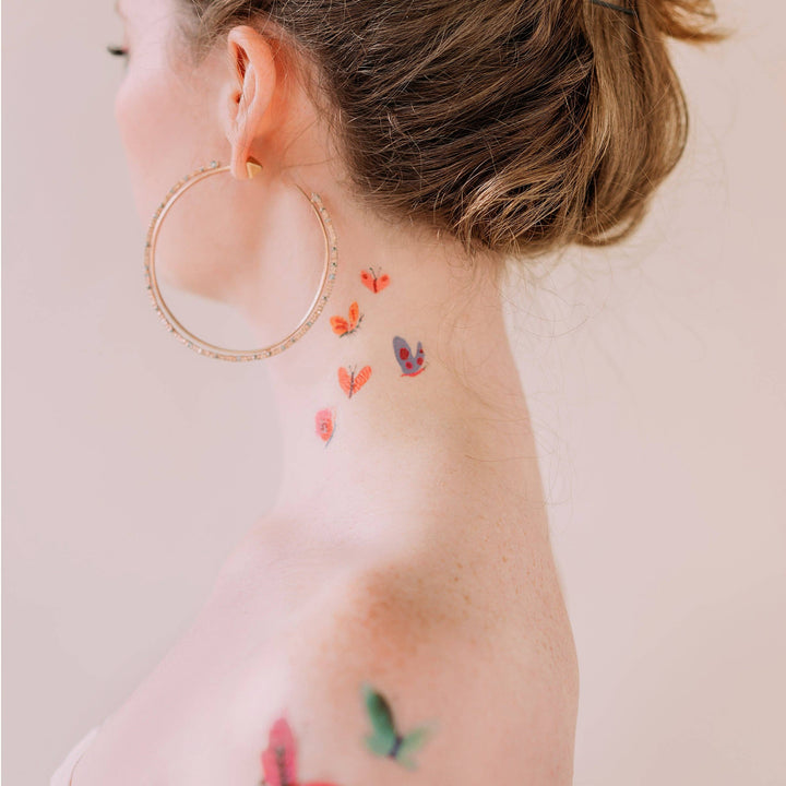 Butterfly Frenzy Tattoo Sheets