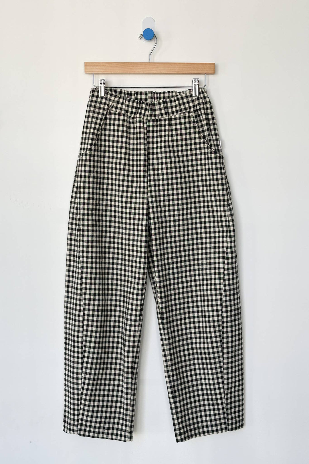 Black Gingham Arc Pants Le Bon Shoppe LB101