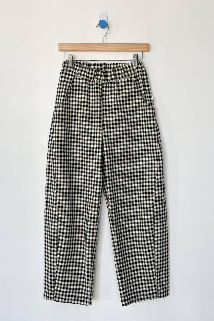 Black Gingham Arc Pants Le Bon Shoppe LB101