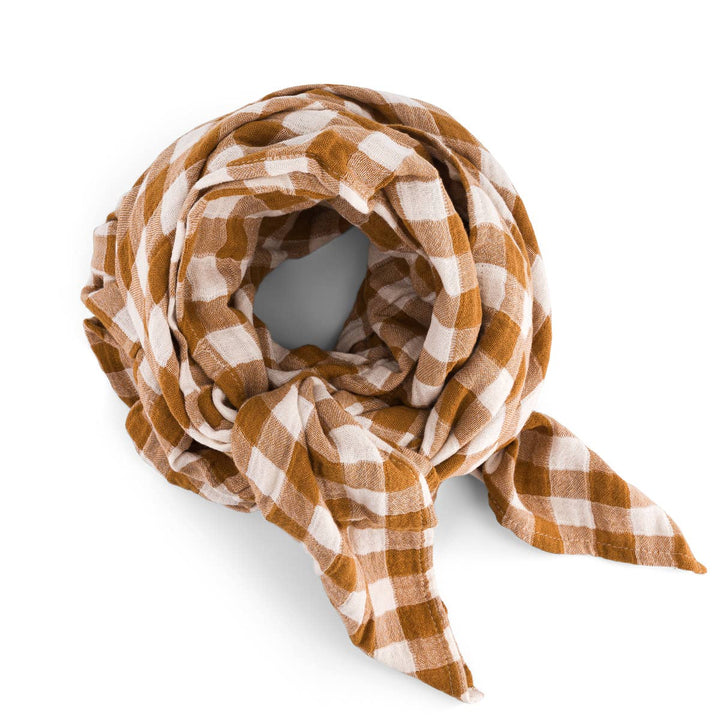 BIANCA SWADDLE VICHY CARAMEL