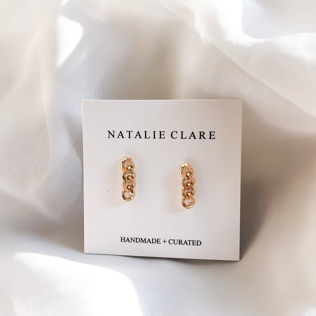 Gold Chain Studs NC74