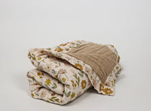 Load image into Gallery viewer, Organic Cotton Daisy Meadow Muslin Quilt | Baby Quilt 