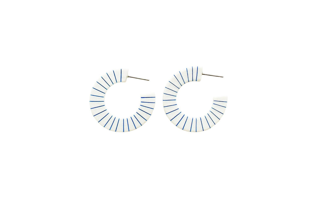 Blue Stripe Hoops J080