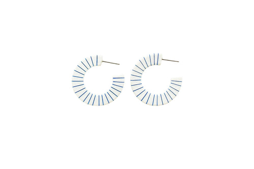 Blue Stripe Hoops J080