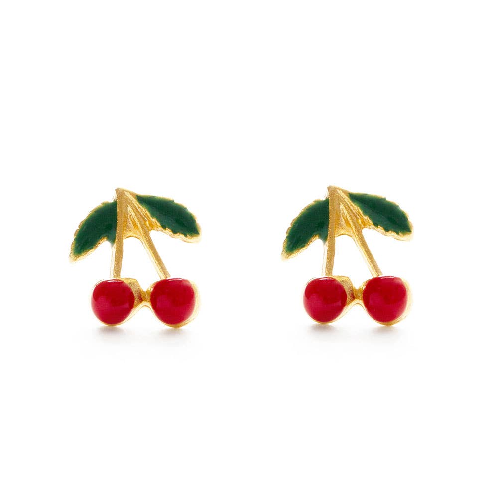 Cherry Stud Earrings 24CHE